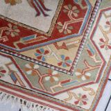 Vintage Turkish Kars handmade carpet 116cm x 175cm 1960s