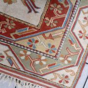 Vintage Turkish Kars handmade carpet 116cm x 175cm 1960s