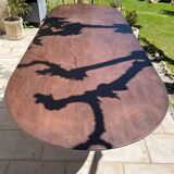 Handcrafted wrought iron garden table 300 cm