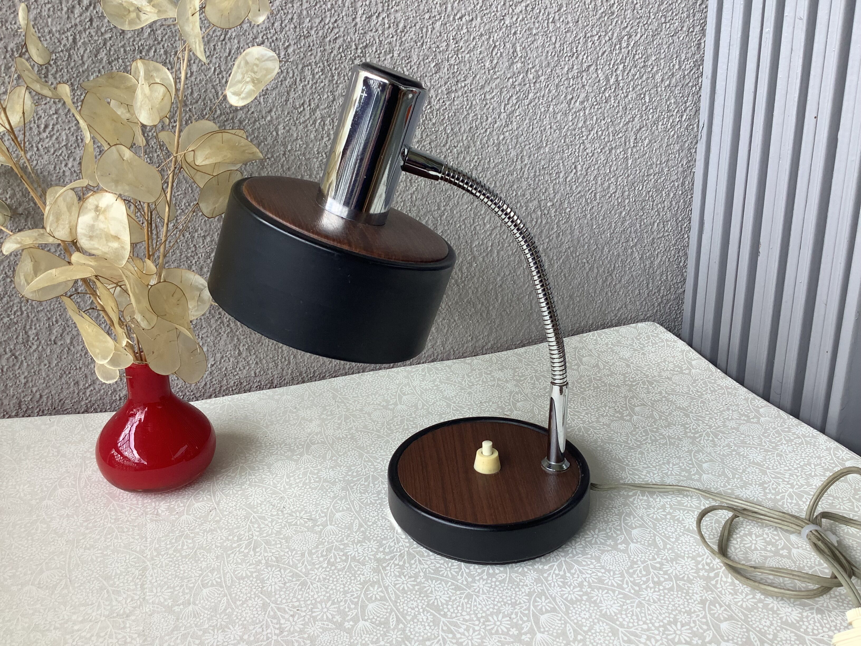 Articulated lamp 50' Italy - wood and metal
