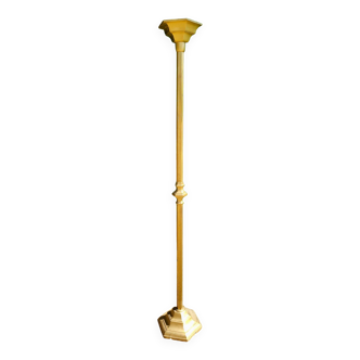 Golden metal floor lamp