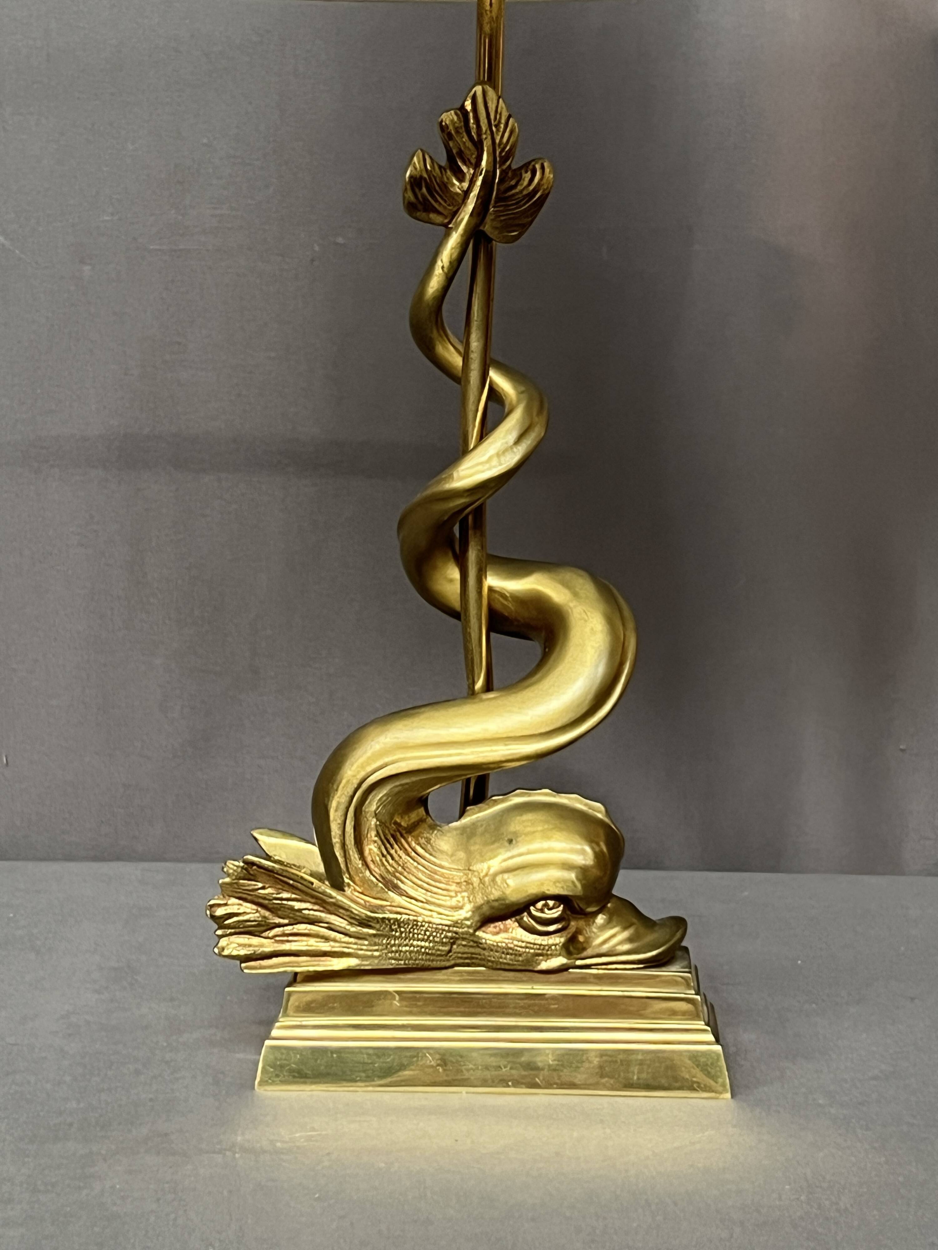 Table lamp. Solid bronze.