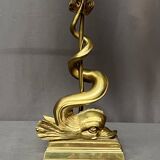 Table lamp. Solid bronze.