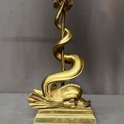 Table lamp. Solid bronze.