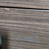 Vintage desk in brown formica