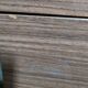 Vintage desk in brown formica