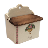 Salt box flower pattern