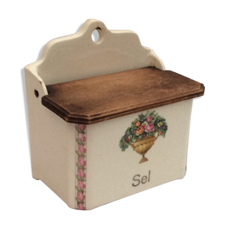 Salt box flower pattern