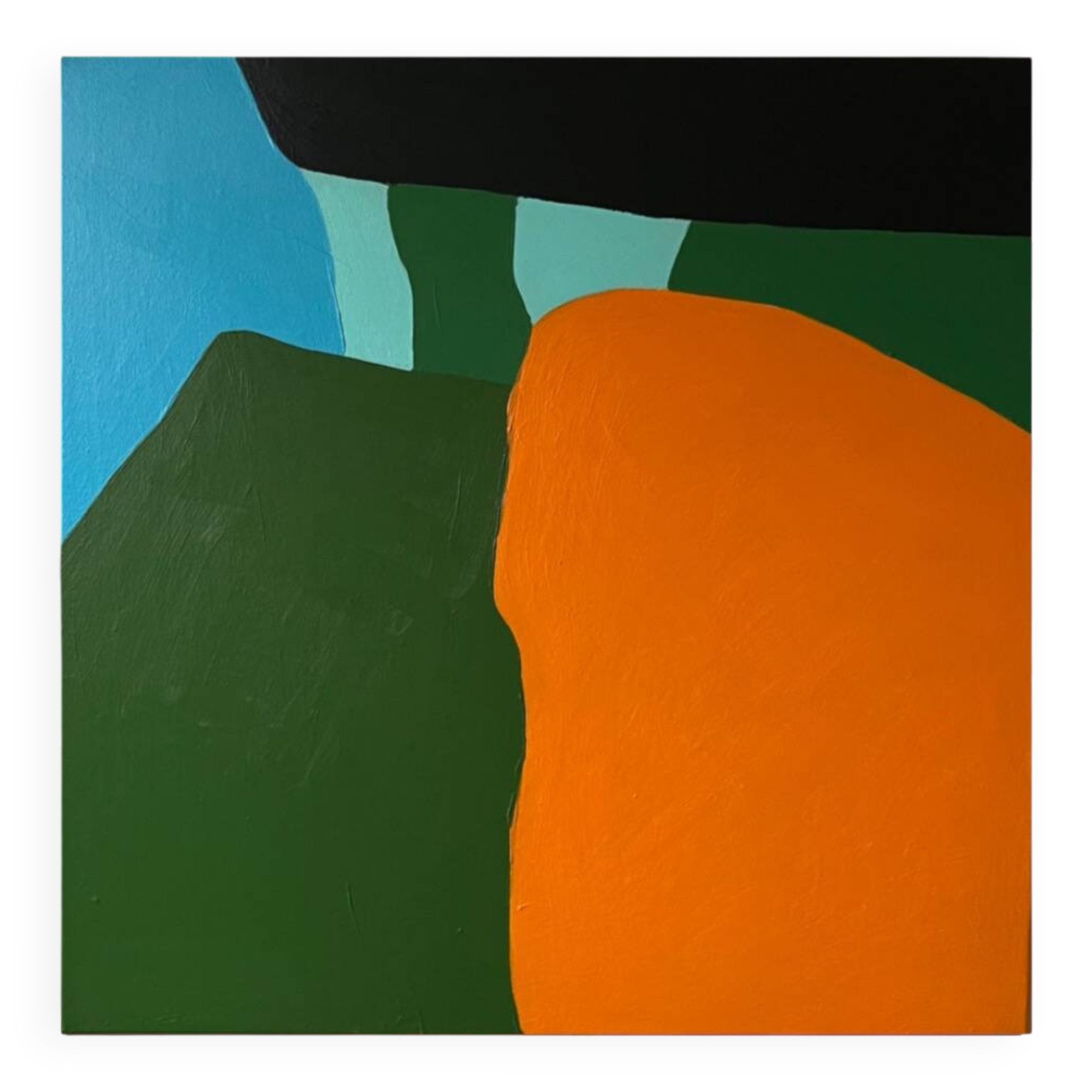 Abstract on canvas 50x50cm signed Bodasca