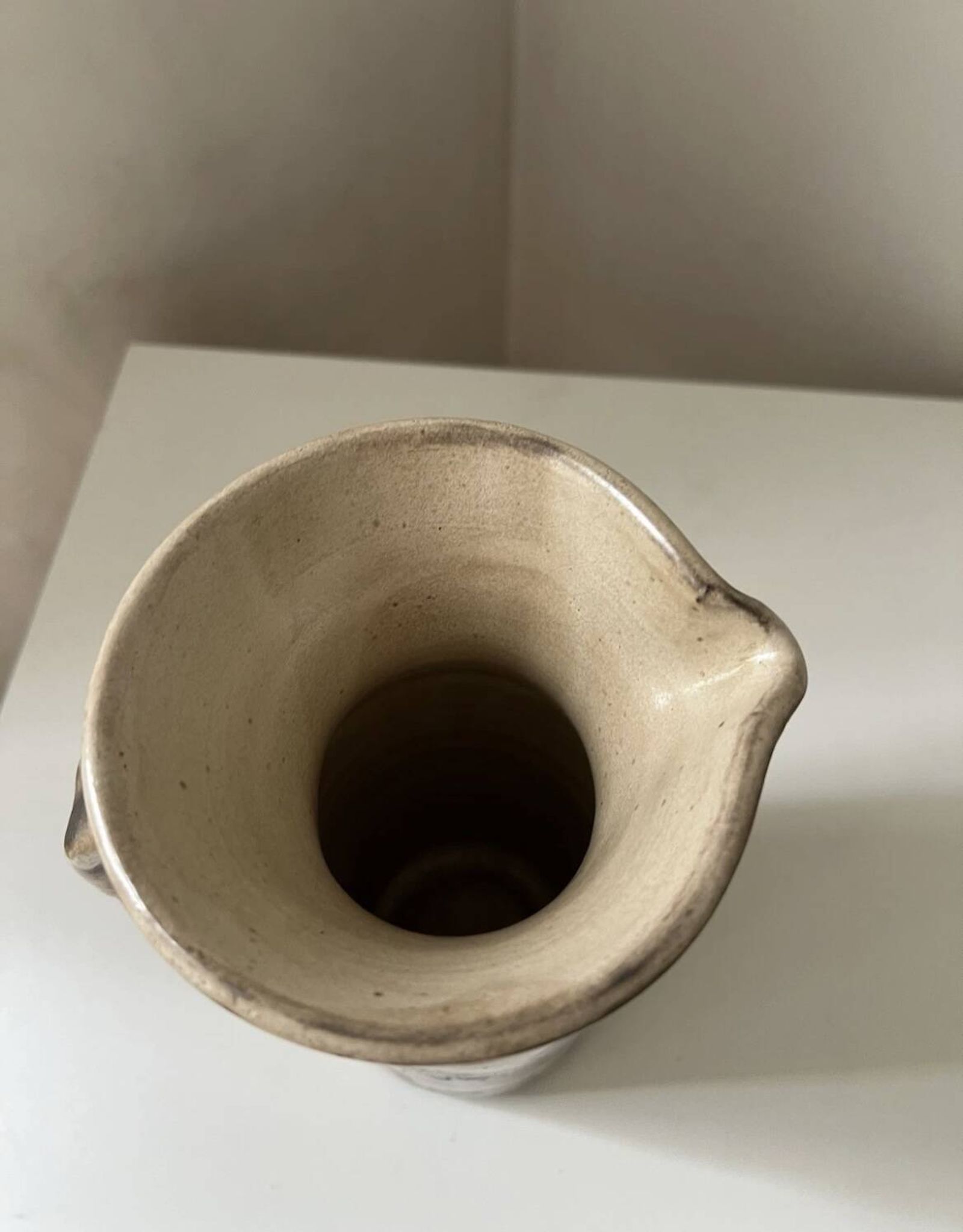 Vintage 1960s Vallauris Ceramic Pitcher