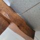 Vintage brutalist oak table 1970