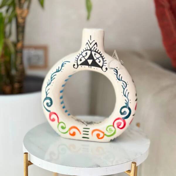 Asli Amazigh Tafoukt artisanal vase