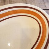 Plat ovale en Faïence, vintage