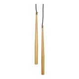 Pair of mid-century long pendants