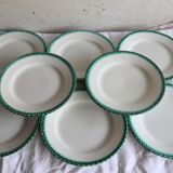 8 dessert plates Galvani Italy