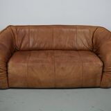 Cognac Leather Andes Sofa by Gerard van den Berg for Montis, 1970s