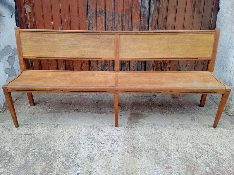 Stella bench 199 cm vintage wood