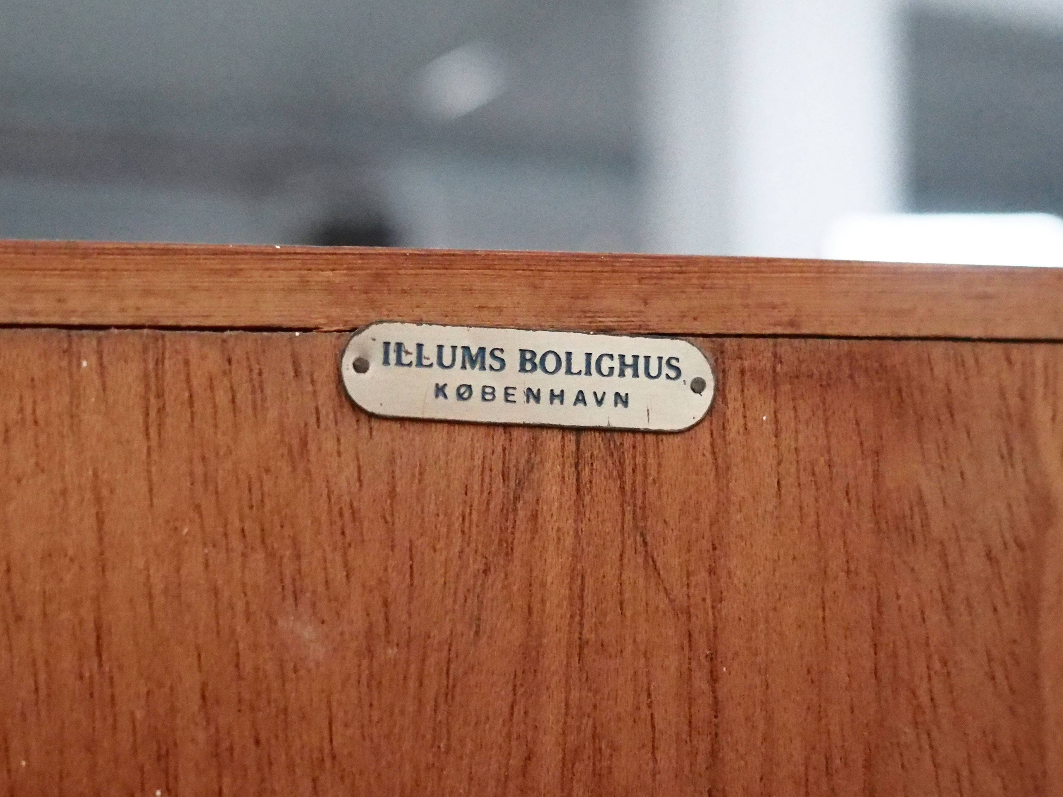 Teak bookcase, Danish design, 1970s, manufactured by Illums Bolighus