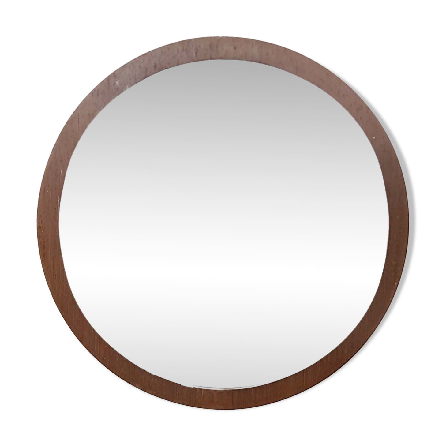 Mid-century teak mirror 40cm