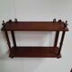 Mahogany wall shelf