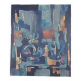 Original color lithograph Toni Agostini, still life
