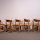 Chaises en pin et en corde de Ranier Daumiller