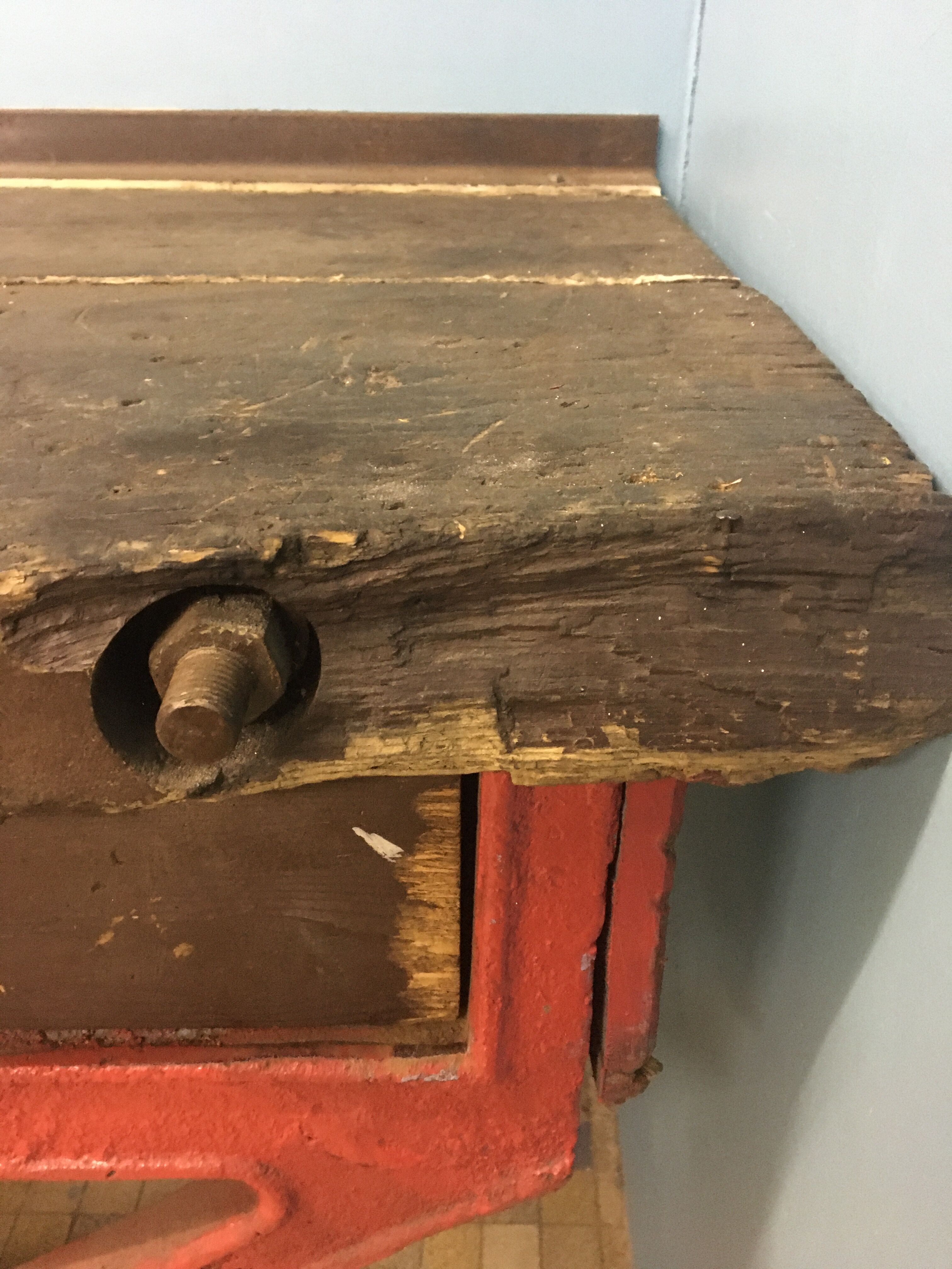 Former industrial workbench