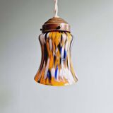 Murano glass pendant/light (2 available), mid-century