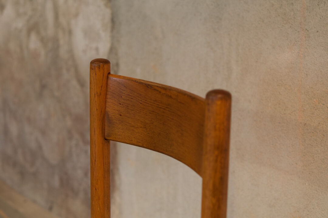 Series of four chairs and two armchairs Danish design 1960'