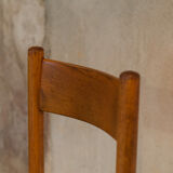 Series of four chairs and two armchairs Danish design 1960'