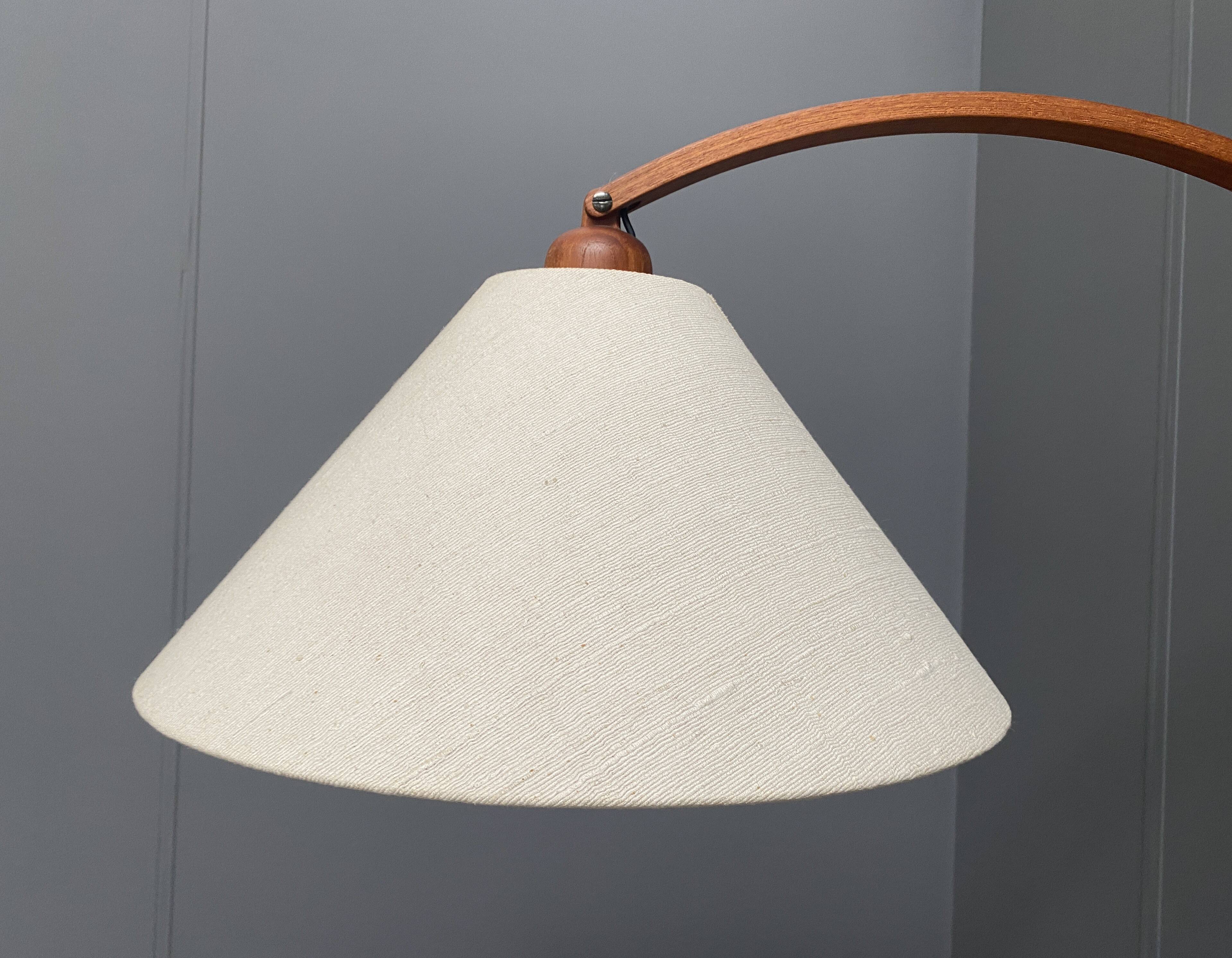 Danish teak wall lamp by Domus Denmark 1970s