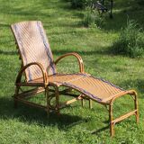 Vintage rotin transat