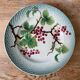 Set of 4 dessert plates in slurry St Amand Hamage