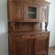 Art Deco Two-Door Buffet - Carved Oak - 1930s