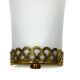 Pair of Doria Leuchten wall lamps, Hollywood Regency, Germany, 1970s.
