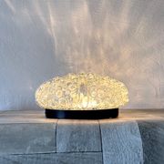 Vintage ceiling light - Helena Tynell - 60s/70s - bubbled glass - Space Age