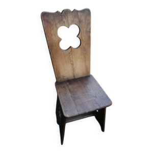 Chaise brutaliste en