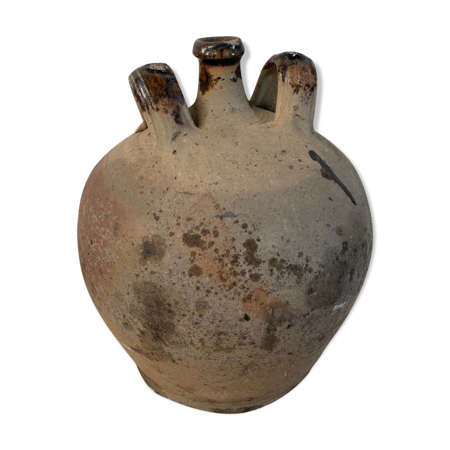 Vase jug in ancient sandstone