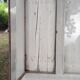 Ancienne porte avec volets en bois Vintage