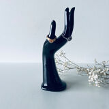 Hand vase and ceramic jewelry holder