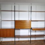 Mid-Century Teak Modular Wall Unit and Room Divider from Italy, 1960s