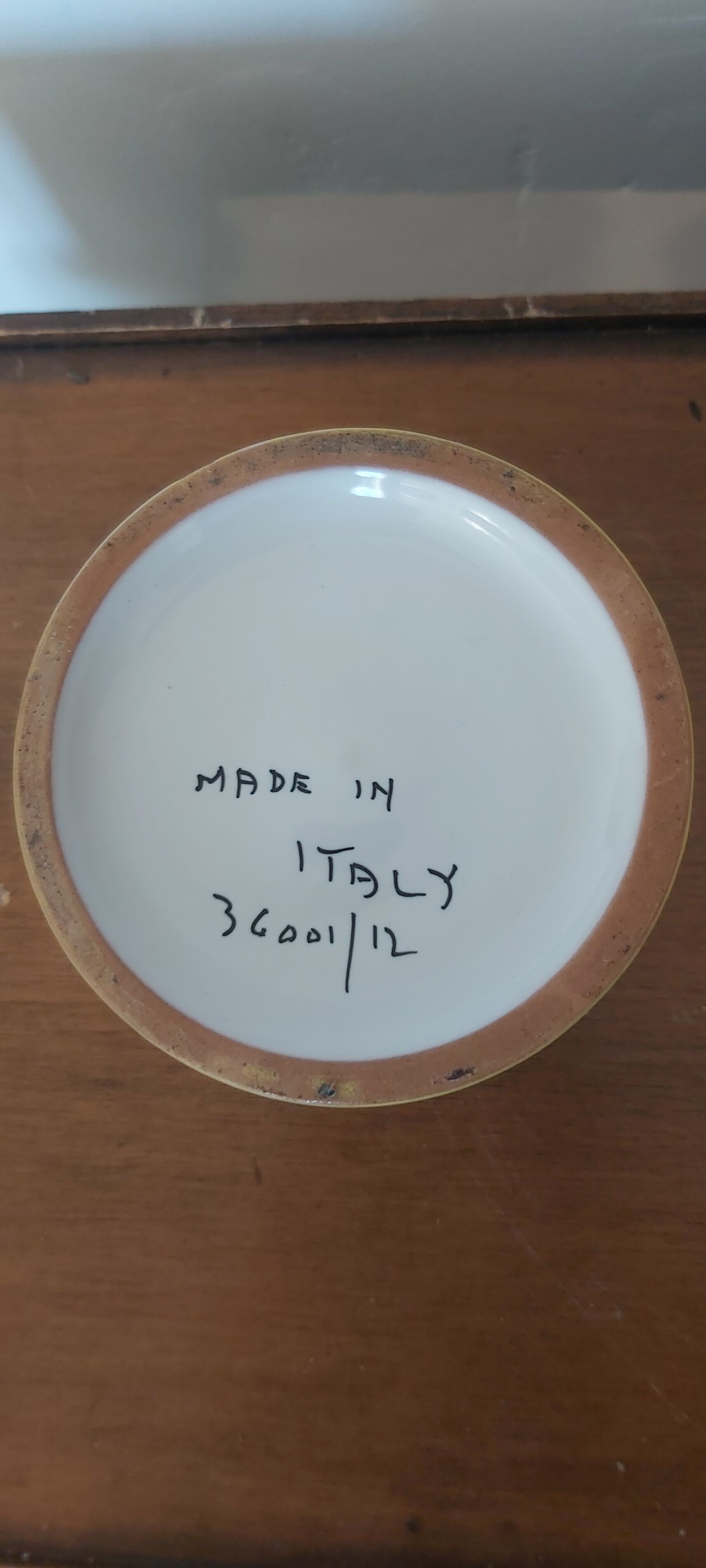 Ceramic candy box Italy 60's