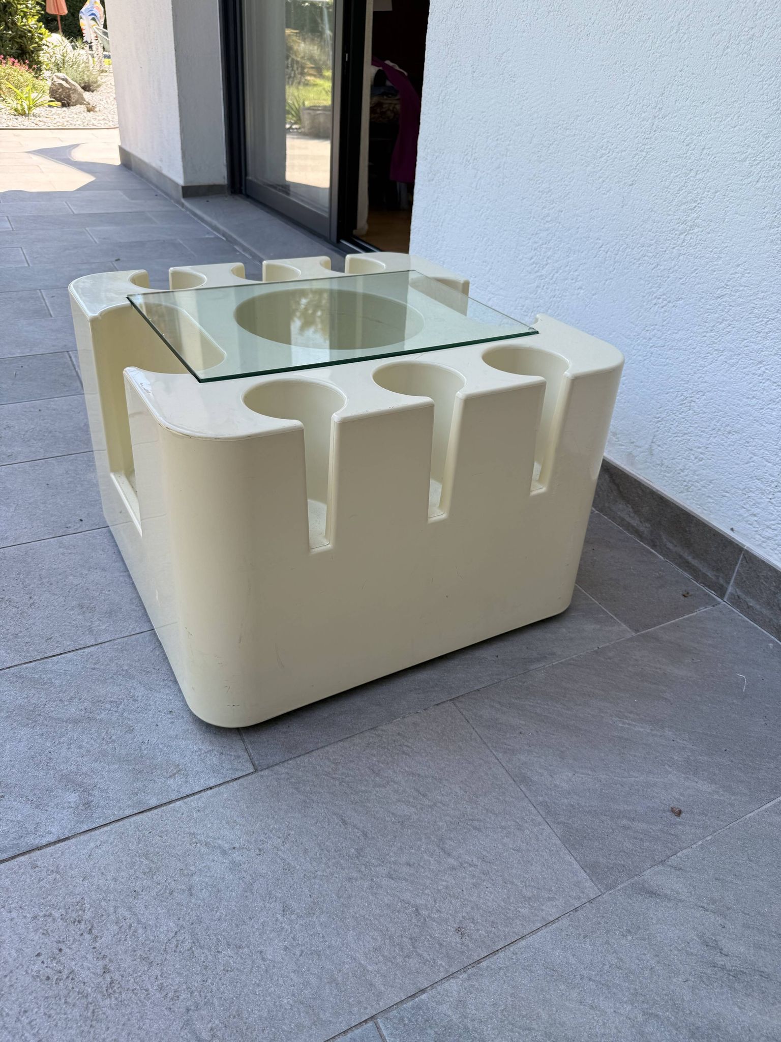 Vintage Bacco rolling bar by Sergio Mazza for Artemide
