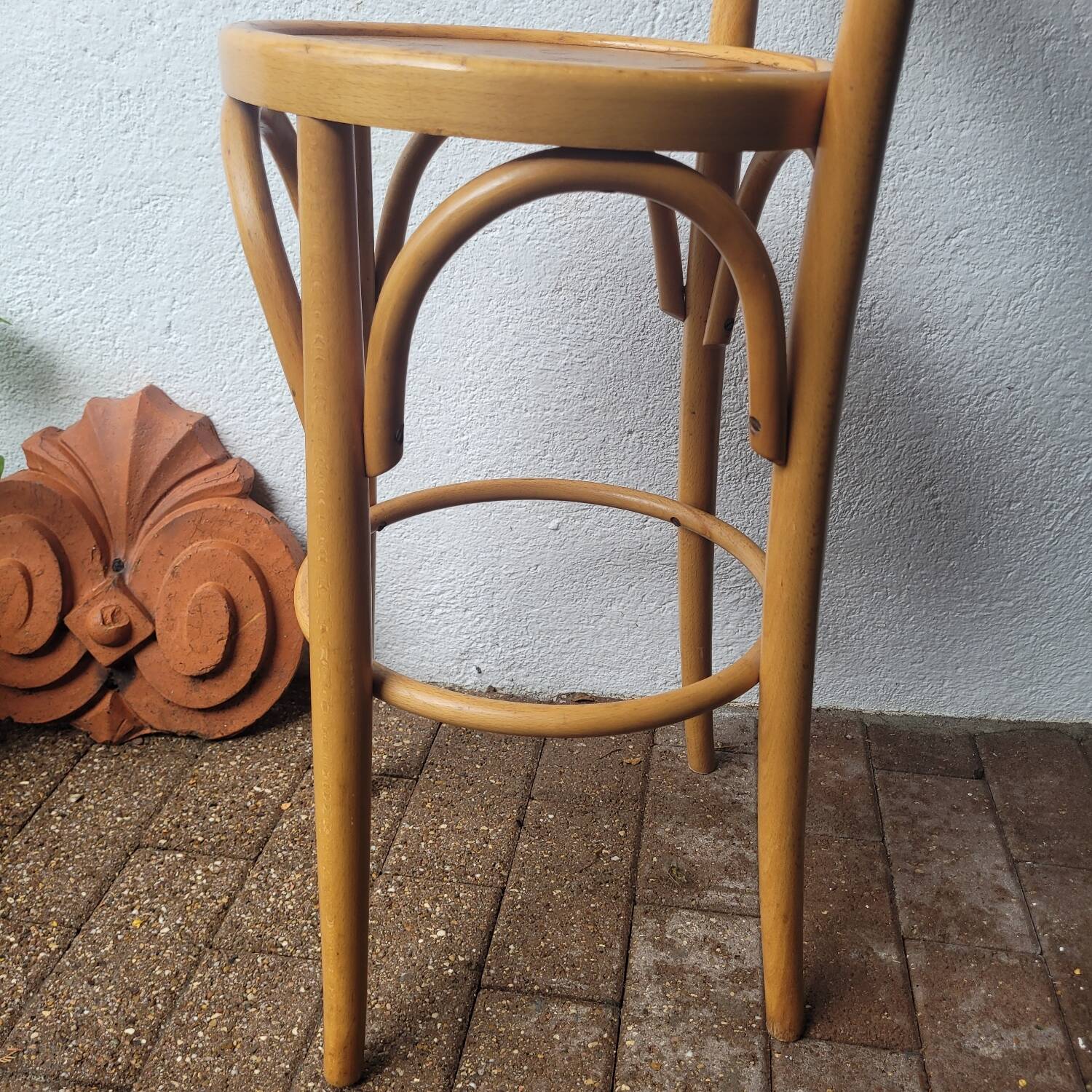 Vintage bentwood bistro high chair