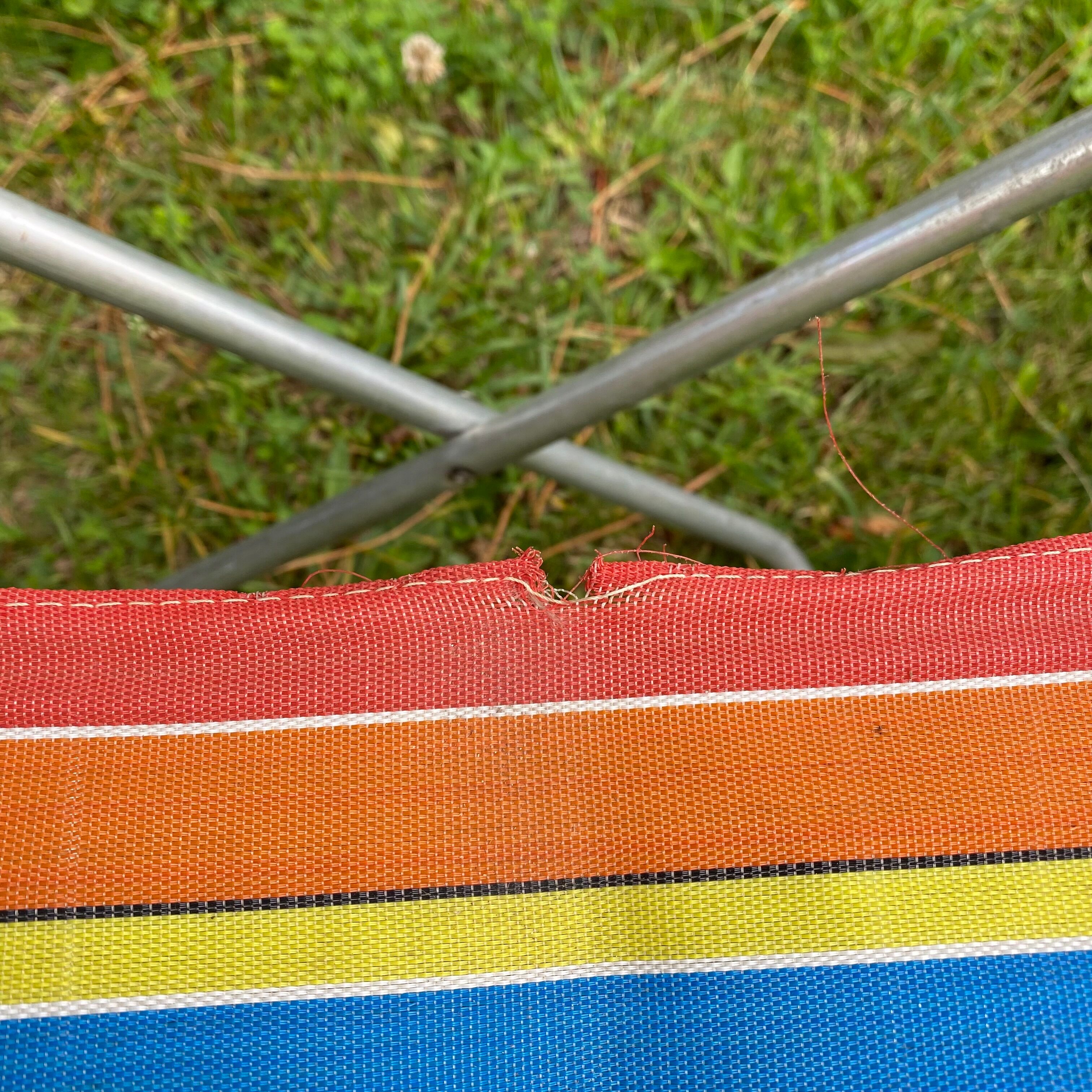 Vintage camping chairs 70s