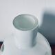 Thick glass paste vase