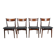 Mid Century Rosewood Dining Chairs by  H. P. Hansen for Randers Møbelfabrik, 1960s, Set of 4