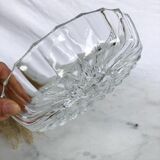 Plat en verre 3 compartiments