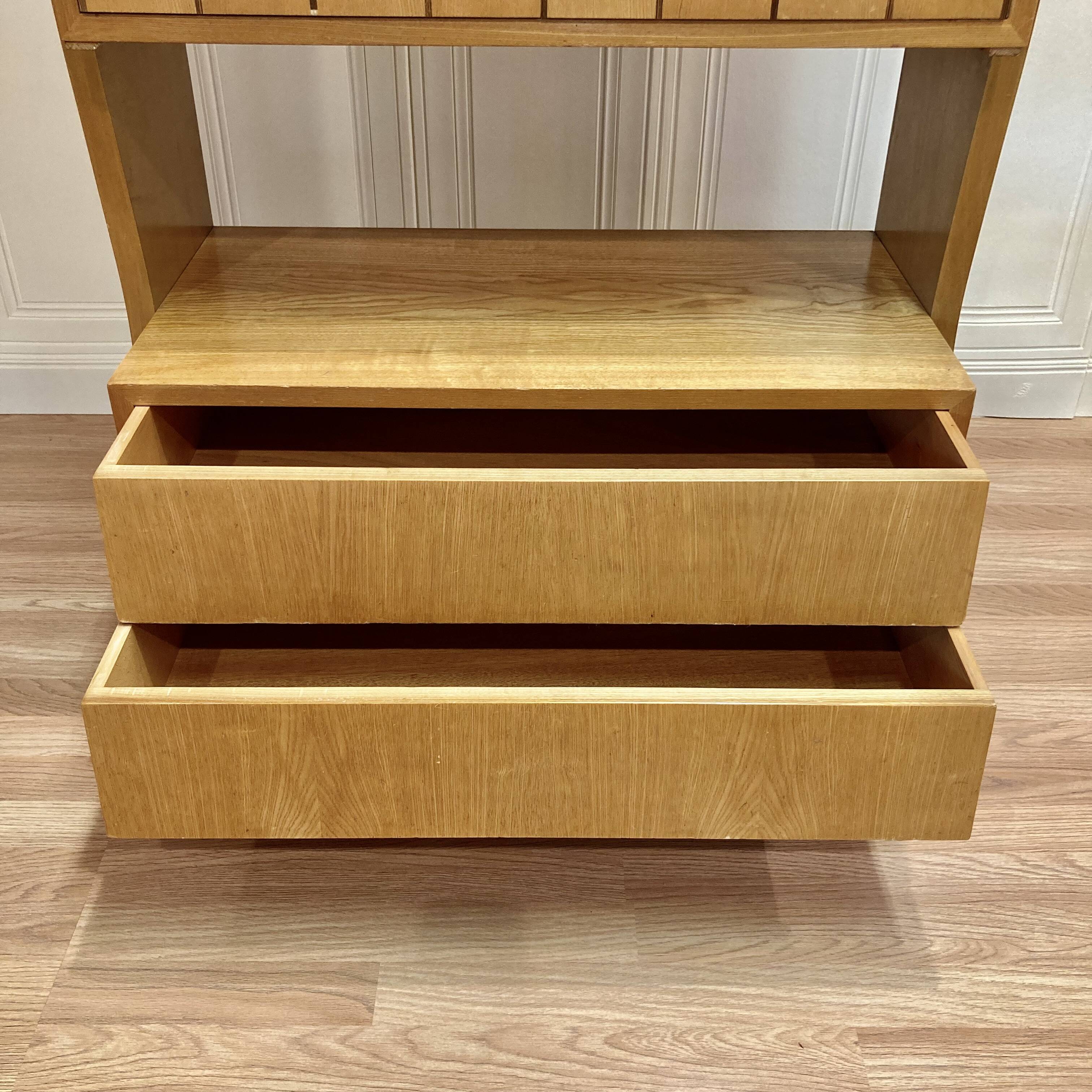 MODULAR STORAGE UNIT BEECH DESIGN 1950.
