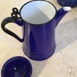 Enamelled metal coffee maker